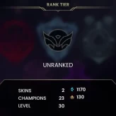 EUW1 | 2 Skins | 23 Champions   W5