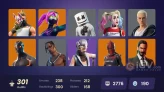 [PC/PSN/XBOX] 301 Skins | Travis Scott | Chun-Li | Leviathan Axe | Galaxia | Omega | Drift | Neo Versa | Cloud Striker | Fixer | Maill access/