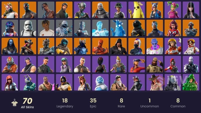 [PC/XBOX] 70 Skins | Travis Scott | Take The L | The Reaper | Elite Agent | Omega | Drift | Sub Commander | Havoc | Trailblazer | Mail access/