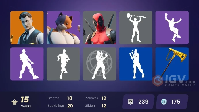PC/XBOX/PSN  MAJOR LAZER (RARE)/Trilogy/Molten Battle Hound/Gear Specialist Maya/Deadpool/Midas/Payback/Infinity