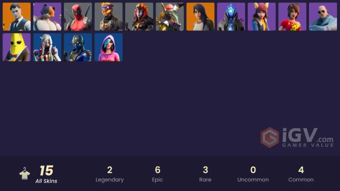 PC/XBOX/PSN  MAJOR LAZER (RARE)/Trilogy/Molten Battle Hound/Gear Specialist Maya/Deadpool/Midas/Payback/Infinity