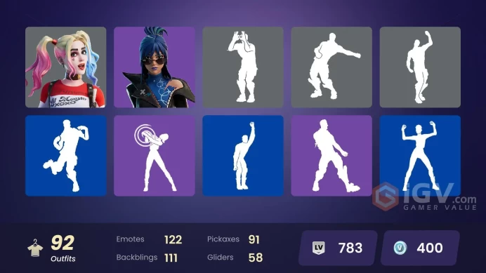 [PC/PSN/XBOX/NINTENDO]92 skins | Go Mufasa | Harley Quinn | Harley Hitter | Son Goku | Rebirth Harley Quinn | Jabba Switchway | Goku Black DU321