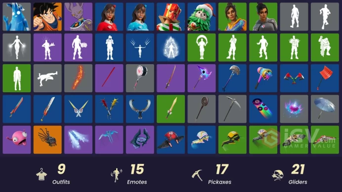 PC/XBOX/PS 9 Skins <3 | Son Goku | Beerus | NBA 75 Swish