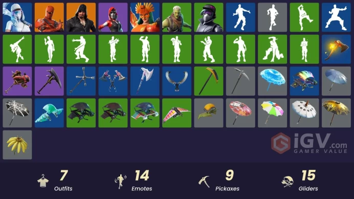 PC/XBOX/PS 7 Skins <3 | Hybrid | Blackheart | Diamond Diva