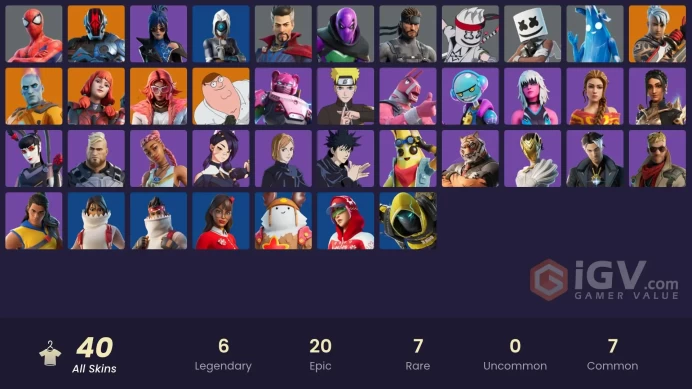  [PC/PSN/XBOX/NINTENDO]    39 skins | Naruto Uzumaki | The Origin (On Point) | The Foundation (Helmet Off) | The Imagined (Combat Elite)   DU212