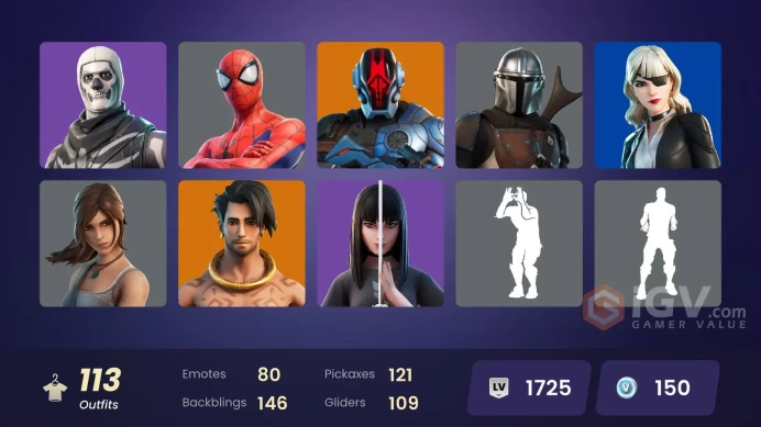 PC/PSN/XBOX/113 SKIN/Fixer/Ronin/Nezumi/Daigo/Eren Jaeger/Spider-Man/Skull Trooper/FULL ACCESS/