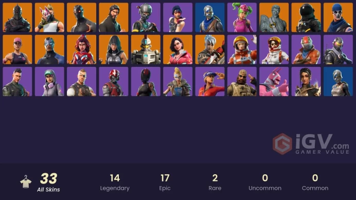 [PC/PSN/XBOX] 33 skins | OG STW | Black Knight | Sparkle Specialist | The Reaper | Blue Squire | Royale Knight | Elite Agent | Mako |  | 1800 VB