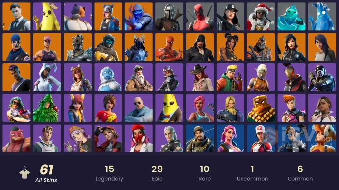 [PC/PSN] 61 skins | OG STW | Peely | Deadpool | Mandalorian | Ice King (Gold) | Hybrid (Stage 4) | Zenith (Stage 4) |ZAK26