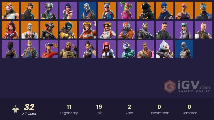[PC/XBOX] 32 skins | OG STW | Sparkle Specialist(OG) | The Reaper(OG) | Blue Squire(OG) | Royale Knight | Elite Agent | Mako | Take TheL |660 VB