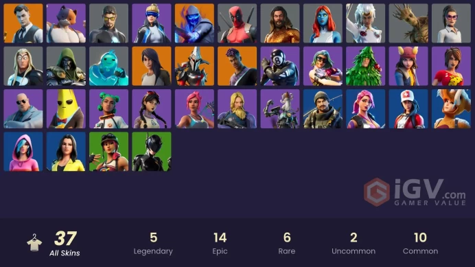 PC/PSN/XBOX 37 skins | Neo VersA (OG) | Gold Midas(RARE) | Gold Brutus (RARE) | Gold Meowscles(RARE)  | Fusion | Eternal Knight FULL ACCESS