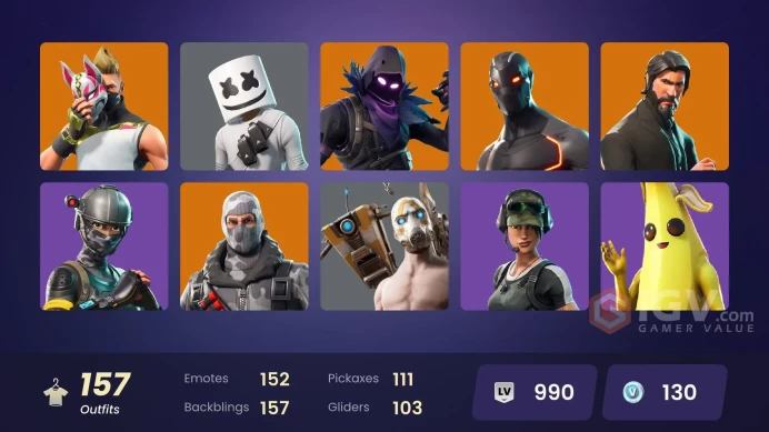 [PC/PSN/XBOX/NINTENDO] 157 skins | OG STW | The Reaper | Elite Agent | Take The L | Psycho Bandit | Chun-Li | Lara Croft  130 VB   ZAK417 