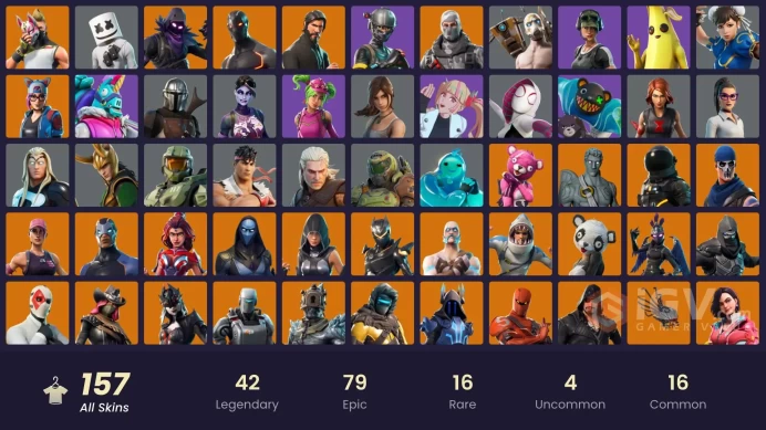 [PC/PSN/XBOX/NINTENDO] 157 skins | OG STW | The Reaper | Elite Agent | Take The L | Psycho Bandit | Chun-Li | Lara Croft  130 VB   ZAK417 