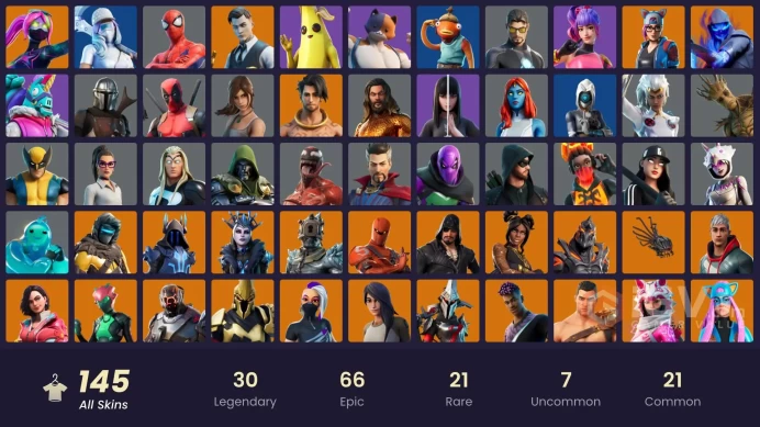 [PC-XBOX-PSN]-145 SKIN-23.000 VB SPEND-Breakpoint-Midas-Brutus-Sanctum-Spider-Man-Orochimaru-Fishstick-FULL ACCESS