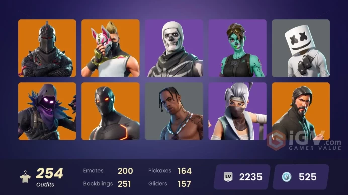 [PC/XBOX] FA 253 skins Black Knight | Travis Scott | Floss | Sparkle Specialist | The Reaper | Blue Squire | Royale Knight | OG STW
