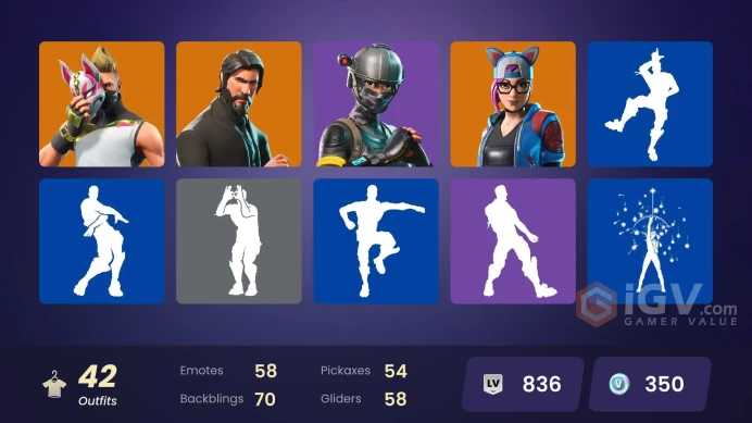 [PC/PSN/XBOX] 42 Skins | OG STW | Take The L | The Reaper | Elite Agent | Drift | Rogue Agent | Pursuit | Skirmish | Catalyst |