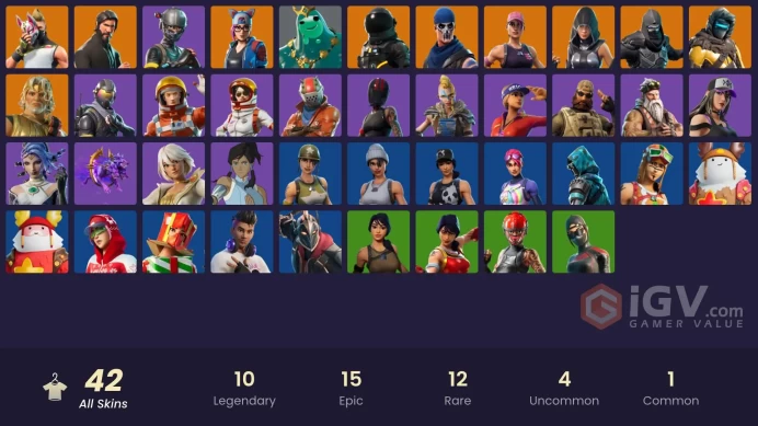 [PC/PSN/XBOX] 42 Skins | OG STW | Take The L | The Reaper | Elite Agent | Drift | Rogue Agent | Pursuit | Skirmish | Catalyst |