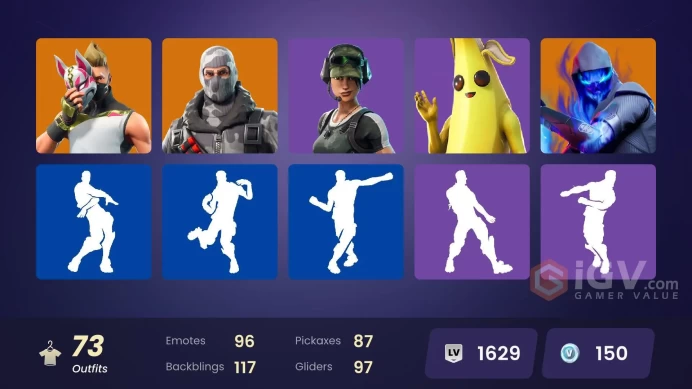 [PC/PSN] 73 Skins | Drift | Trailblazer | Sub Commander | Havoc | Peely | Backup Plan | True North | Rust Bucket | Lil' Kev | 