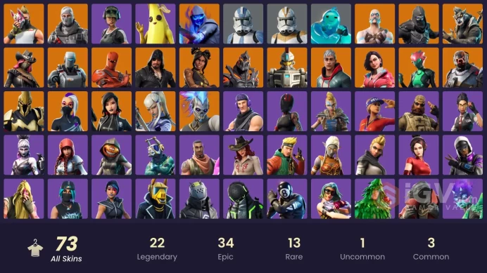 [PC/PSN] 73 Skins | Drift | Trailblazer | Sub Commander | Havoc | Peely | Backup Plan | True North | Rust Bucket | Lil' Kev | 