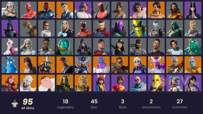 [PC/PSN/XBOX] 95 Skins | The Champion | Midas | Shooting Starstaff | Verve | Laugh It Up | Rage | Astroworld Cyclone | Oscar |