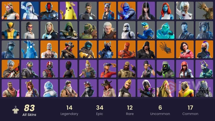 [PC] 150 VB) 83 SKINS: DRIFT / ROGUE AGENT / RAGNAROK / WINGMAN / ORANGE JUSTICE / LYNX / CALAMITY / OUT WEST / RUST BUCKET