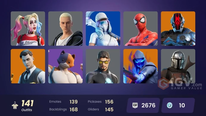 [PC:PSN] 10 VB) 141 SKINS / ROGUE SPIDER KNIGHT / GOLD BRUTUS / GOLD MEOWSCLES / GOLD MIDAS