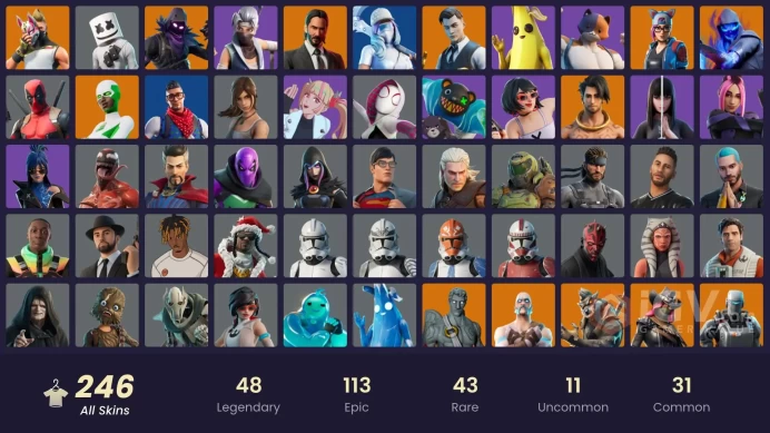 [PC/PSN/XBOX] FA 232 skins | Blue Team Leader | Gold Midas | Gold Brutus | Vivi Chroma | John Wick | Carbon Commando | 2600 VB