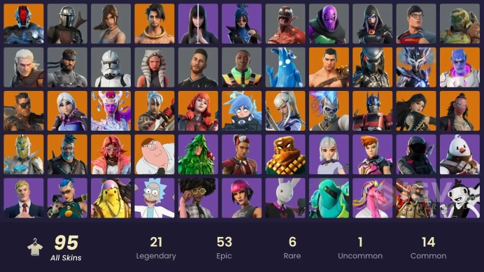 (PC/PSN/XBOX) 800 VB) 95 SKINS / THE IMAGINED / TORIN / ERA / SPIRE ASSASSIN / SPECTRA KNIGHT / NEZUMI / MIZUKI / MENACE / RENZO THE DESTROYER /