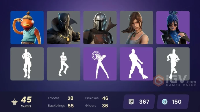 [PC/PSN/XBOX] 50 VB] 45 SKINS: JOLTARA / NEZUMI / DEADFIRE / RENZO THE DESTROYER / PREDATOR / MANDALORIAN / IMPERIAL STORMTROOPER
