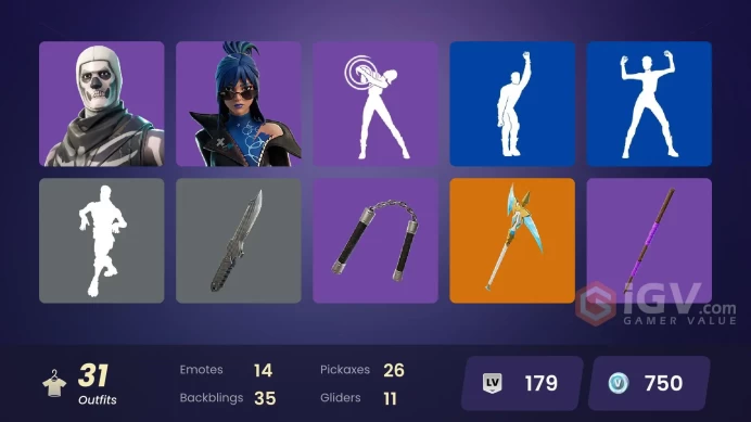 [PC/PSN/XBOX] 31 SKINS: VALERIA / SPECTRA KNIGHT / PETER GRIFFIN / GAMBIT / ROGUE / SOLID SNAKE / THE WEEKND COMBAT / NINJA