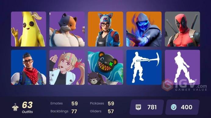 [PC/XBOX] 350 VB] 63 SKINS: TRILOGY / PRODIGY / TWYN / BLACKHEART / WILD CARD / THE PRISONER / PARADIGM [REALITY-659] / CALAMITY / A.I.M.