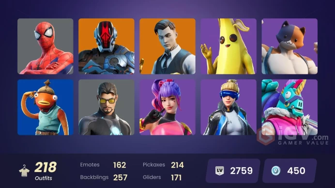 [PC/XBOX/PSN] 218 skins | Neo Versa | Blue Team Leader | Gold Brutus | Gold Midas | Carbon Commando | Point Patroller | 450 VB