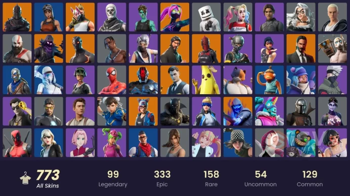 [PC/XBOX] FA 771 skins | Black Knight | Travis Scott | Psycho Bandit | Leviathan Axe | Sparkle Specialist | OG STW The Reaper Royale Knight
