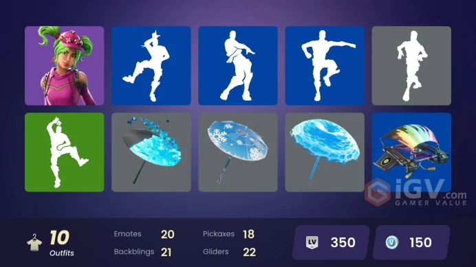 [PC/PSN/XBOX] 150 VB] 10 SKINS: TAKE THE L / CARBIDE / CALAMITY / DJ YONDER / ZOEY / MISSION SPECIALIST / TEKNIQUE / MOONWALKER / RUST LORD