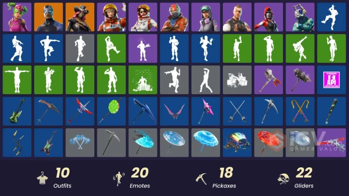 [PC/PSN/XBOX] 150 VB] 10 SKINS: TAKE THE L / CARBIDE / CALAMITY / DJ YONDER / ZOEY / MISSION SPECIALIST / TEKNIQUE / MOONWALKER / RUST LORD
