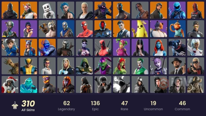[PC] FA 311 skins | Black Knight | Honor Guard | Travis Scott | Psycho Bandit | Chun_Li | OG STW | Blackheart | Floss Take The L The reaper