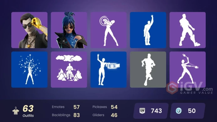  [PC/XBOX/NINtENDO]  63 skins | Aura | Spider-Man (Miles Morales) | Green Goblin | Optimus Prime | Bender Bending Rodríguez 50 VB    ZAK510  