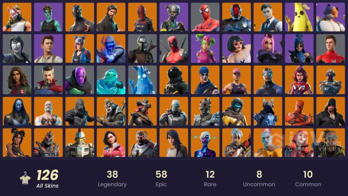 {PC/PSN/XBOX} 790 VB} 126 SKINS: THE REAPER / ELITE AGENT / MAKO / TAKE THE L / ENFORCER / ROX / OMEGA / THE PRISONER / SNAP / THE SCIENTIST