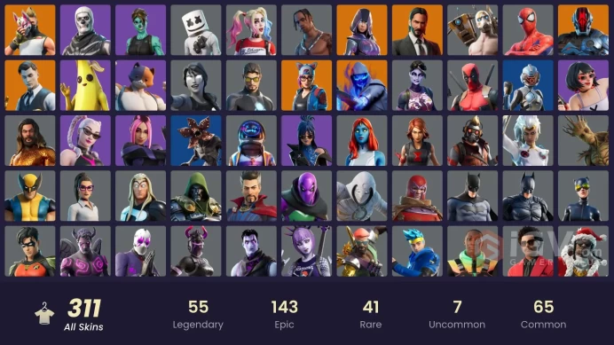 [PCXBOX] 311 skins | IKONIK | Travis Scott | Psycho Bandit | Merry Mint Axe | Glow | OG STW | Astro Jack | OG Paradigma | Gold TNTina | 710 VB