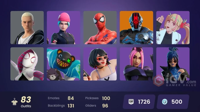 [PC/XBOX/PSN] 82 skins | Wildcat | Omegarok | Hades | Snap | Zeus | The Imagined | Peter Griffin | Ronin | Twyn | Kymera | Valeria | 200 VB