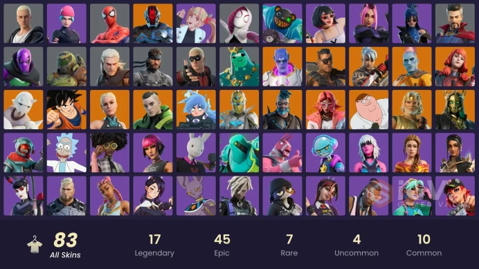 [PC/XBOX/PSN] 82 skins | Wildcat | Omegarok | Hades | Snap | Zeus | The Imagined | Peter Griffin | Ronin | Twyn | Kymera | Valeria | 200 VB