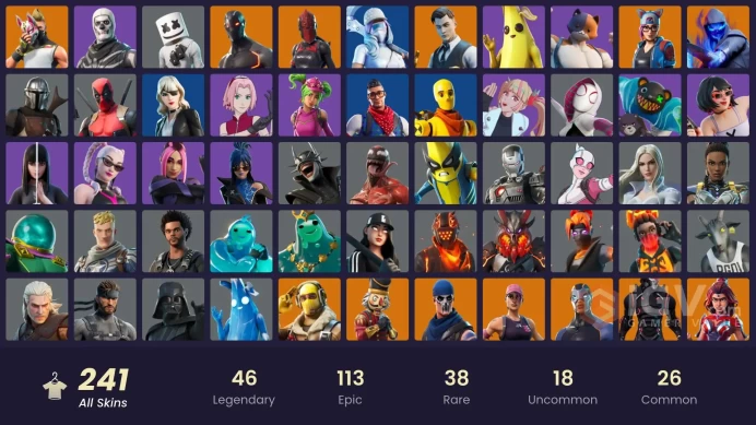 [PC/XOBX] 240 skins | OG STW | Leviathan Axe | Omega (stage 5) | Rogue Agent | Championship Aura | World Warrior | Point Patroller | 370 VB