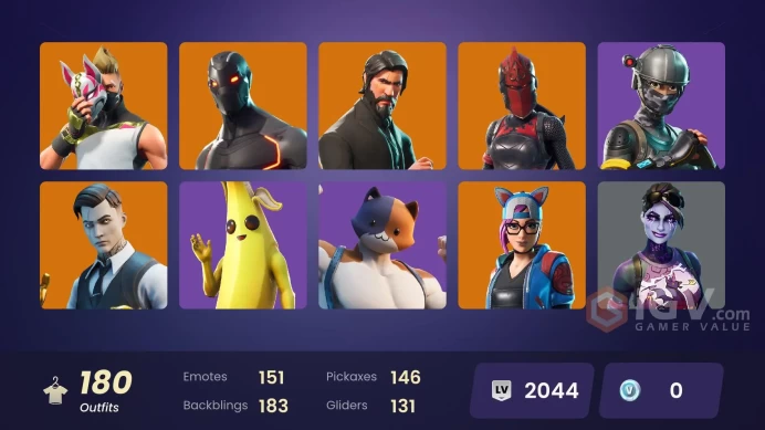 [PC/XBOX] 179 skins | The Reaper | Elite Agent | Take The L | Gold Midas | Rogue Agent | Carbide | Drift | Wild Card | Valor | 0 VB