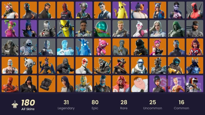 [PC/XBOX] 179 skins | The Reaper | Elite Agent | Take The L | Gold Midas | Rogue Agent | Carbide | Drift | Wild Card | Valor | 0 VB