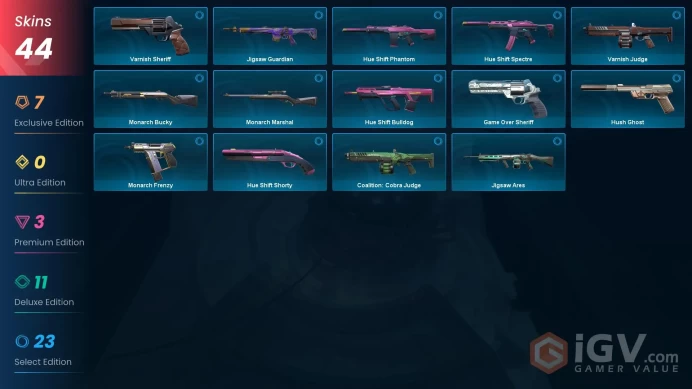 EU | 44 Skins | VCT LOCK//IN Misericórdia | Prime//2.0 Karambit | Araxys Guardian | BlastX Phantom | Glitchpop Vandal | RGX 11z Pro Phantom | Re
