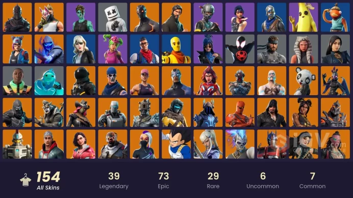 [PC] 154 skins | Black Knight | Sparkle Specialist | The Reaper | Blue Squire | Royale Knight | OG STW | Elite Agent | Blue Team Leader | 100 VB