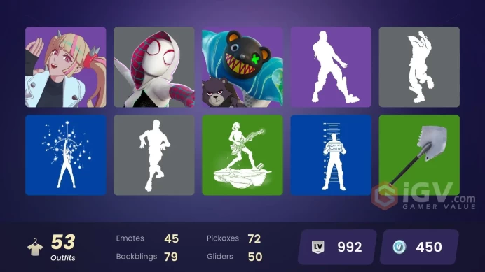 [PC/PSN/NINTENDO] 53 skins | Surf Witch | Ice Breaker | Paradigm (Aurelian) | Immortal Zeus | Immortal Form | Twyn (Pastel Stryder) |   max079