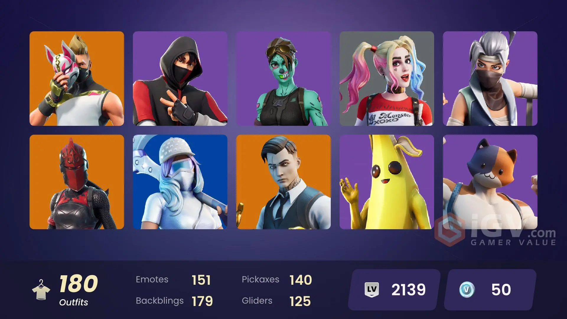 PC PSN XBL 180 Skins IKONIK Gold Brutus Gold Midas Gold pc-psn-xbl-180-skins-ikonik-gold-brutus-gold-midas-gold