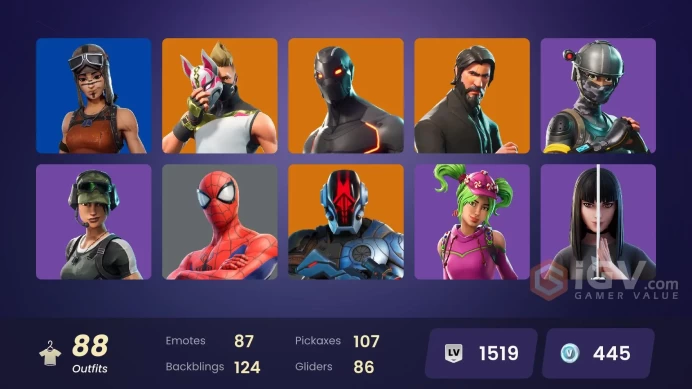 [PC/PSN/XBOX] 88 skins | OG STW | The Reaper | Elite Agent | Take The L | Renegade Raider | Rogue Agent | Trailblazer | 345 VB J0396