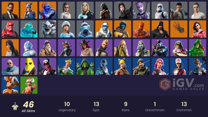[PC/PSN] 46 skins | John Wick | Gear Specialist Maya | Fusion | Zenith | Sentinel | Lynx | Rox | Frostbite | Hybrid | Blackheart | 