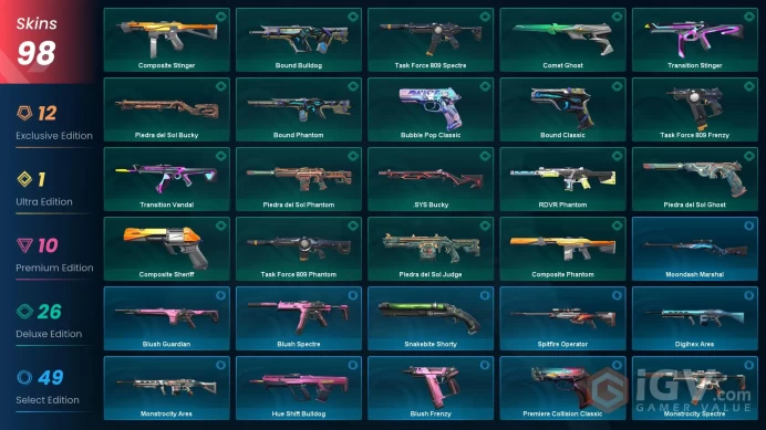 Na-Usa-Can Lvl 180 | Champions 2022 Phantom | Prime//2.0 Karambit | ChronoVoid Vandal | Protocol 781-A Sheriff | +95 Skins | Full Access | 24/7